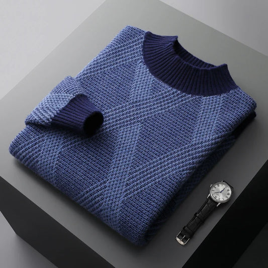 Cuzco High Collar Cashmere Sweater