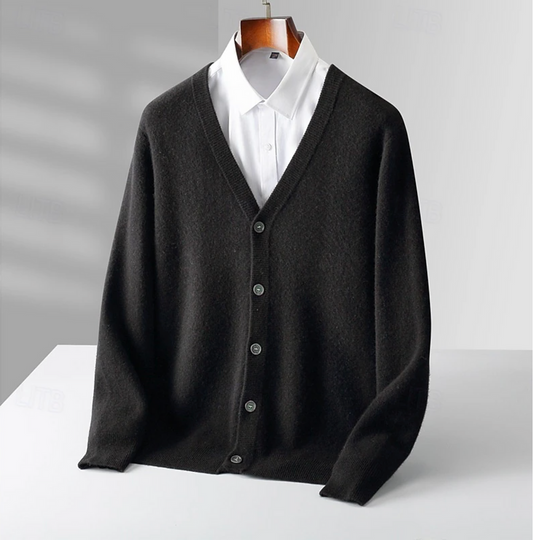 Elegant Buttoned Cardigan