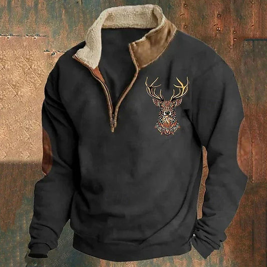 Silvio Vintage Zip Sweater