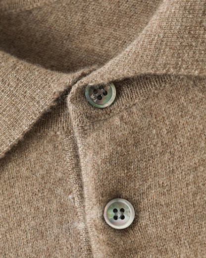 Ponza Cashmere Polo Sweater
