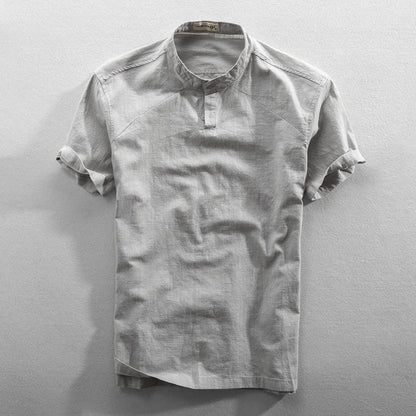 Elegant Cotton/Linen Summer Shirt