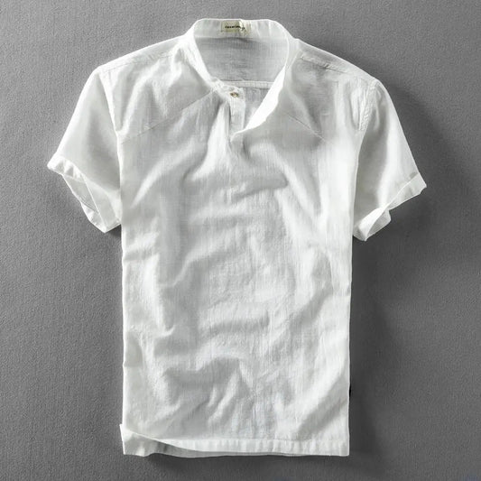 Elegant Cotton/Linen Summer Shirt