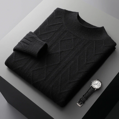 Mizar Patterned Cashmere Sweater