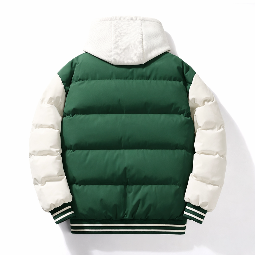 Elegant Hooded Puffer Jacket