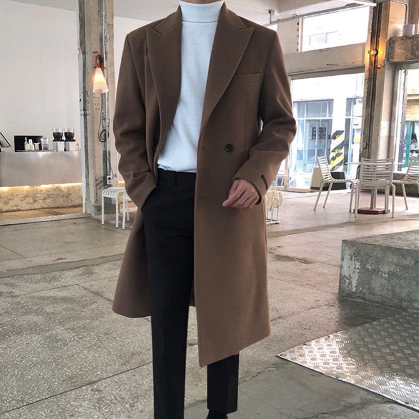 Elegant Double Breasted Coat