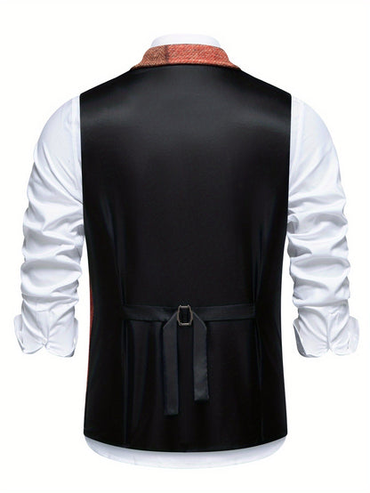 Elegant Patchwork Waistcoat