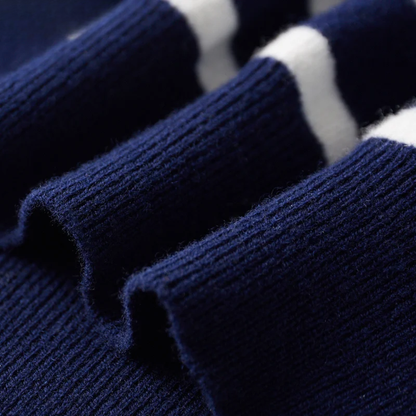 Elegant Striped Wool Sweater