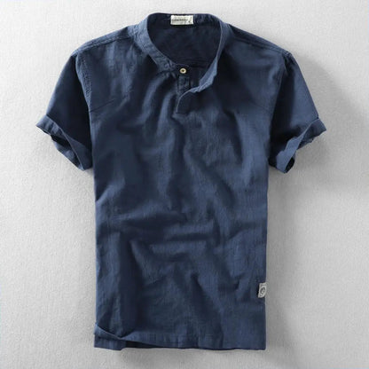 Elegant Cotton/Linen Summer Shirt