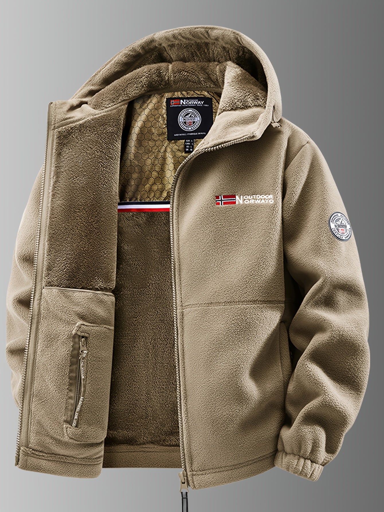 Elegant Thermal Fleece Jacket