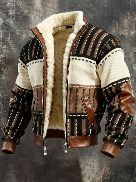 Retro Fleece Lined Jacket
