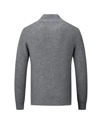 Four Seasons Merino Wool Zipped Cardigan