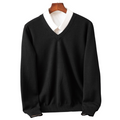 Elegant Cashmere V-Neck Pullover