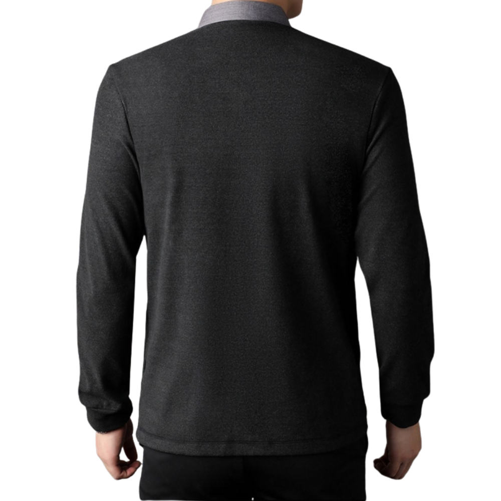 2-in-1 shirt and cardigan
