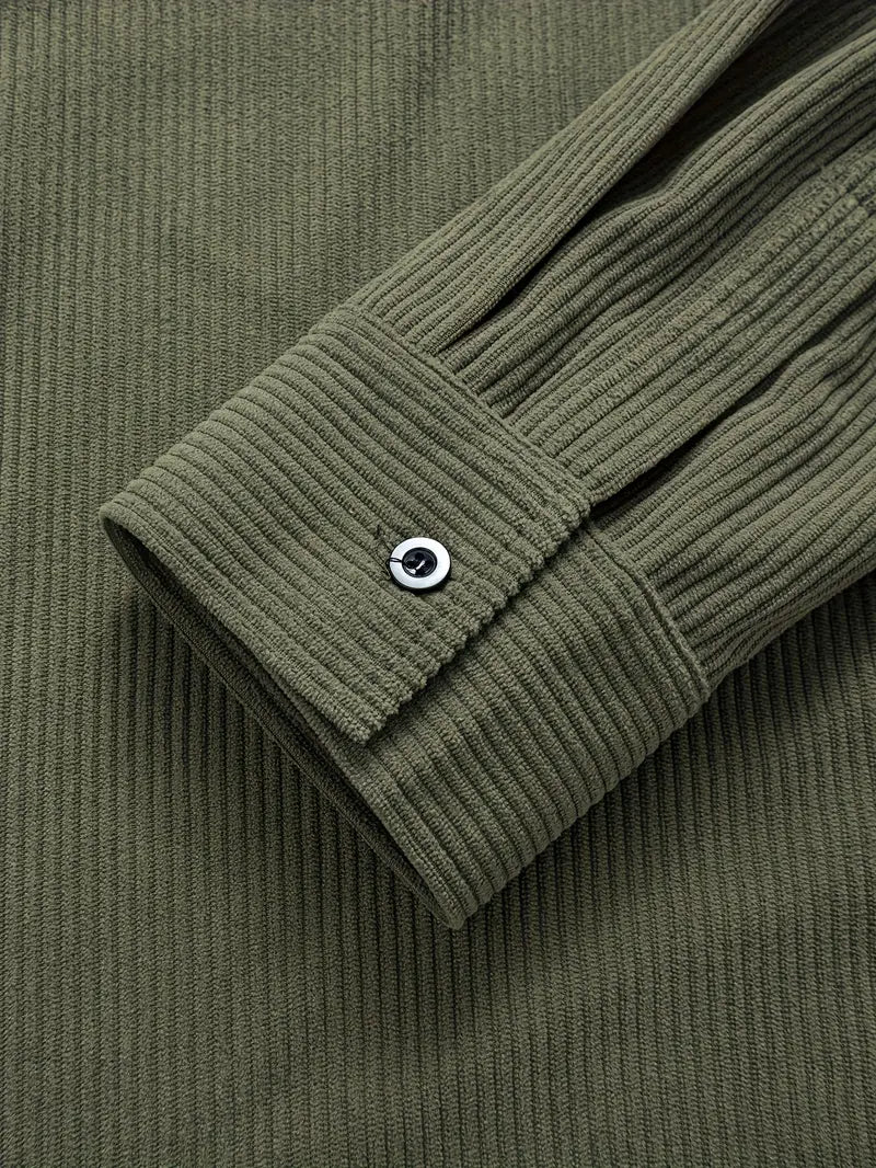 Casual Corduroy Cardigan