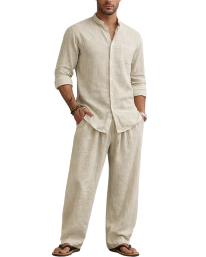 Elegant Breathable Lightweight Linen Set