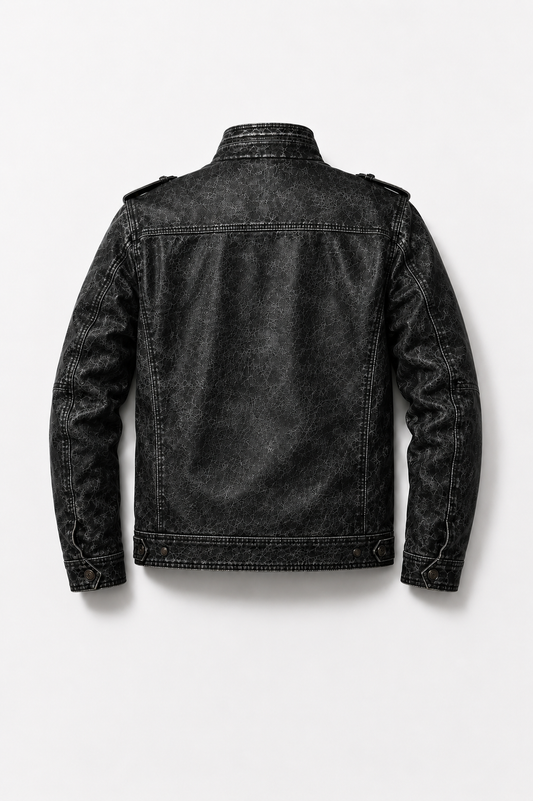 Monarch Jeans Leder Jacke