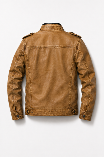 Monarch Jeans Leder Jacke