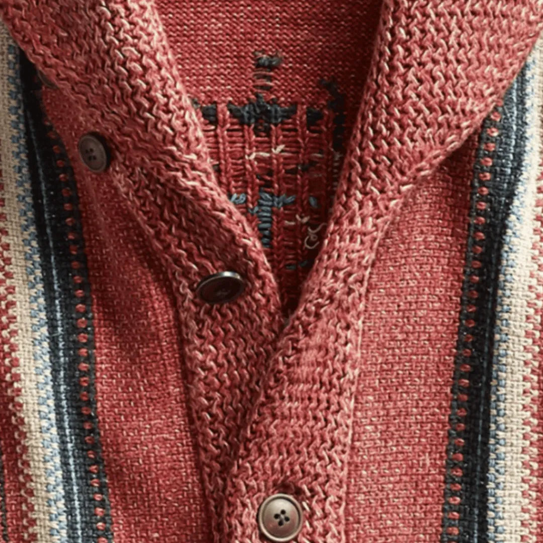 Elegant Weave Wool Cardigan