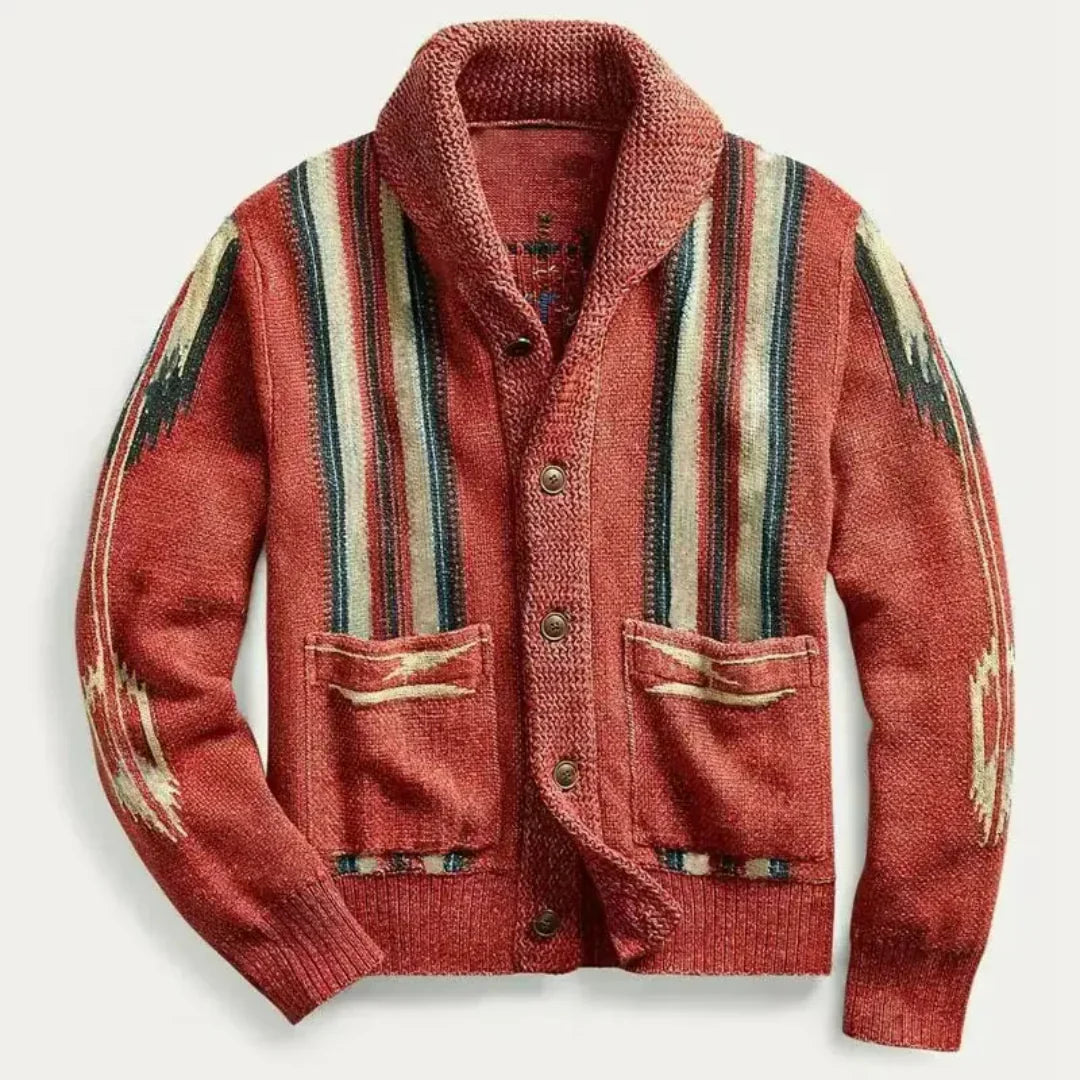Elegant Weave Wool Cardigan