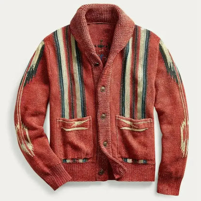 Elegant Weave Wool Cardigan