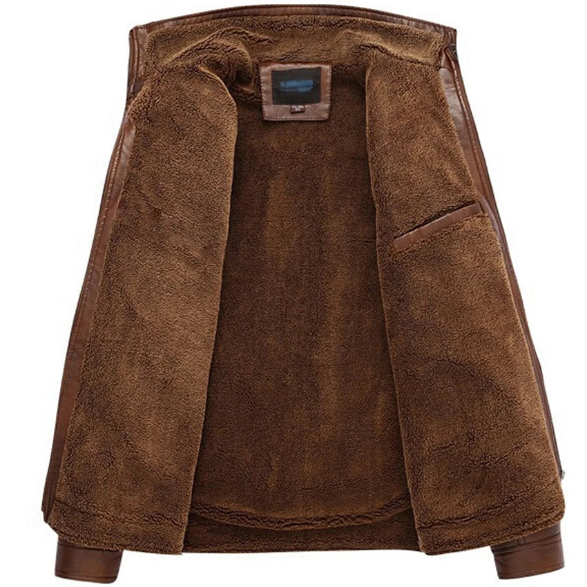 High-Quality Leather Men's Jacket