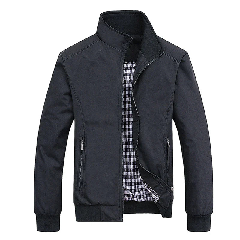 Elegant Harrington Bomber Jacket