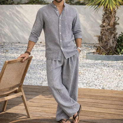 Elegant Breathable Lightweight Linen Set
