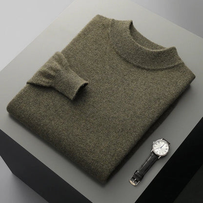 Stand Up Collar Cashmere Sweater