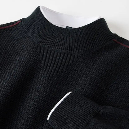 Elegant Jacquard Sweater