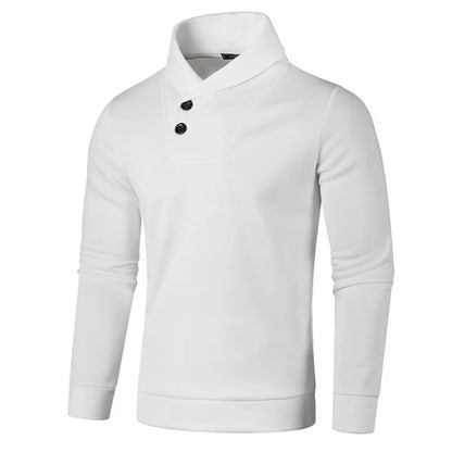 Elegant Button Turtleneck