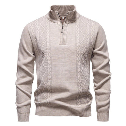 Vintage Knitted Zip Sweater