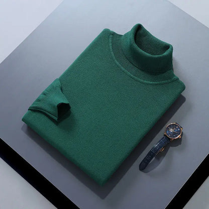 Elegant Cotton Turtleneck