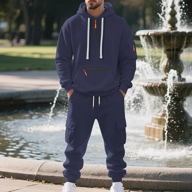 Elegant Multi-Pocket Men's Set