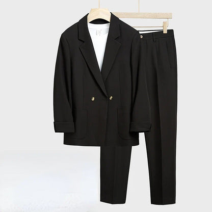 Elegant Loose Fit Men's Set