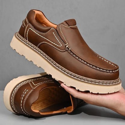 Elegant Leather Slip-on Shoes