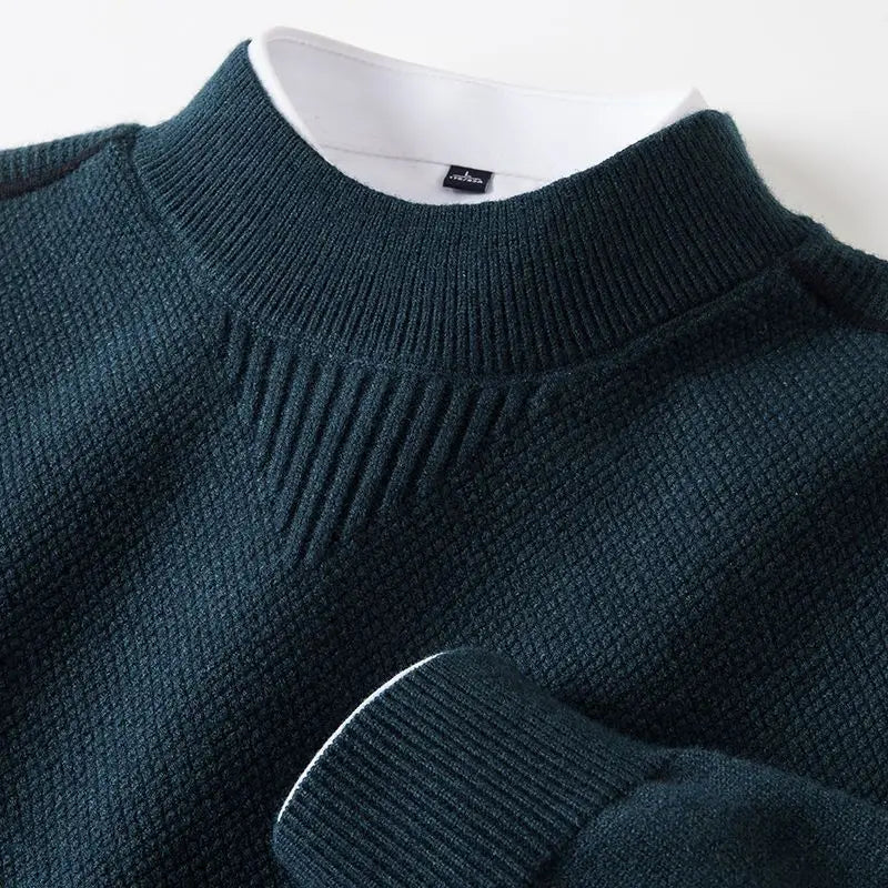 Elegant Jacquard Sweater