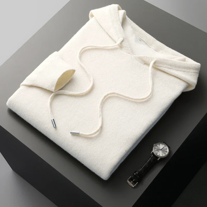Elegant Australian Wool Hoodie
