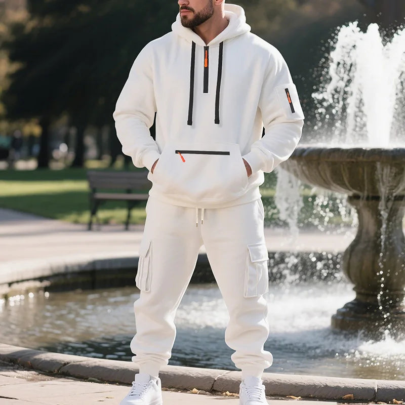 Elegant Multi-Pocket Men's Set