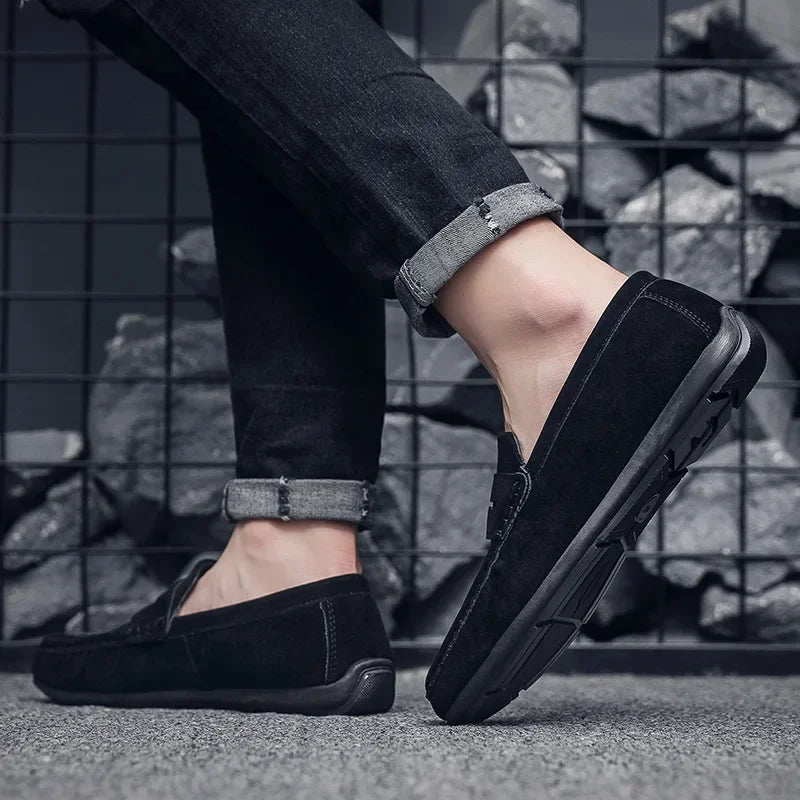 Lightweight Suede Men's Loafers