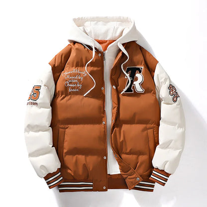 Elegant Hooded Puffer Jacket