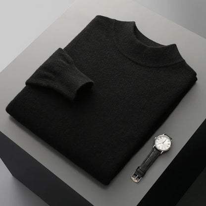 Stand Up Collar Cashmere Sweater