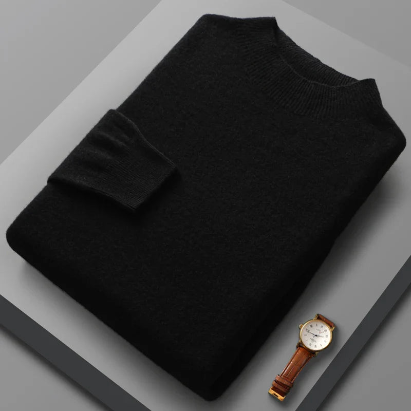 Half High Collar Cashmere Sweater