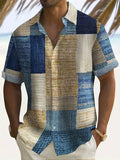 Elegant Patchwork Shirt