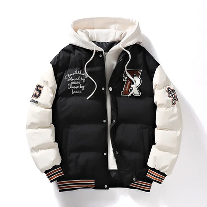 Elegant Hooded Puffer Jacket