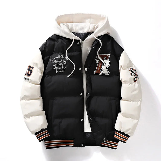 Elegant Hooded Puffer Jacket