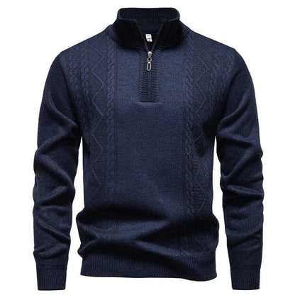 Vintage Knitted Zip Sweater