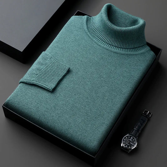 Casual Wool Turtleneck