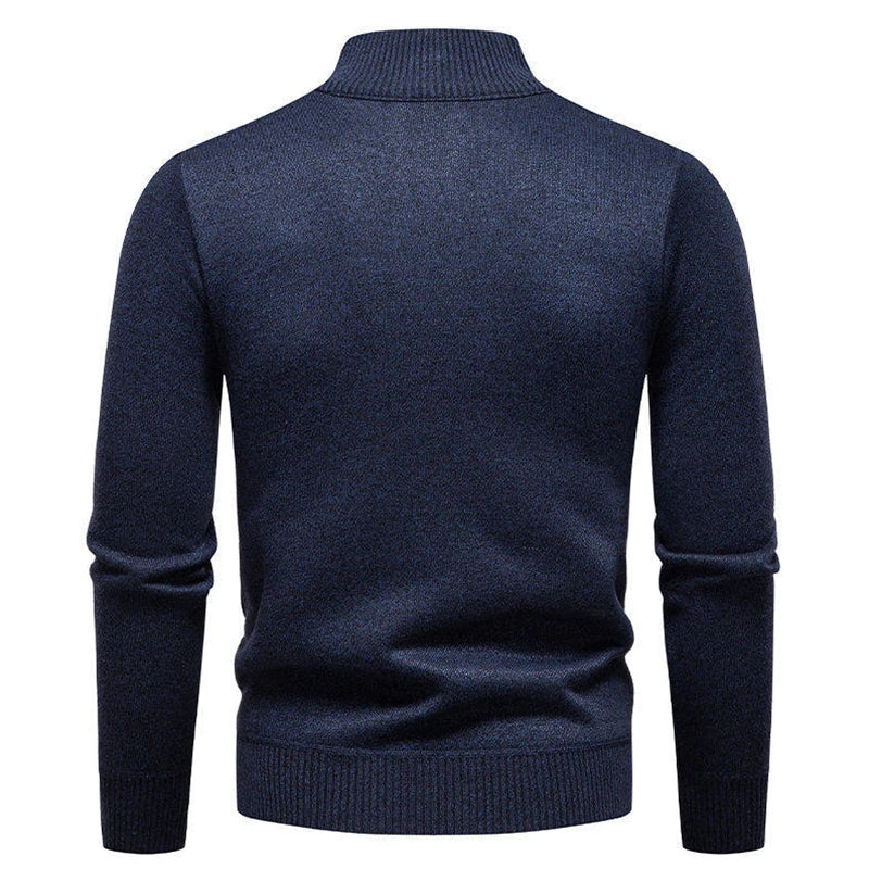 Vintage Knitted Zip Sweater