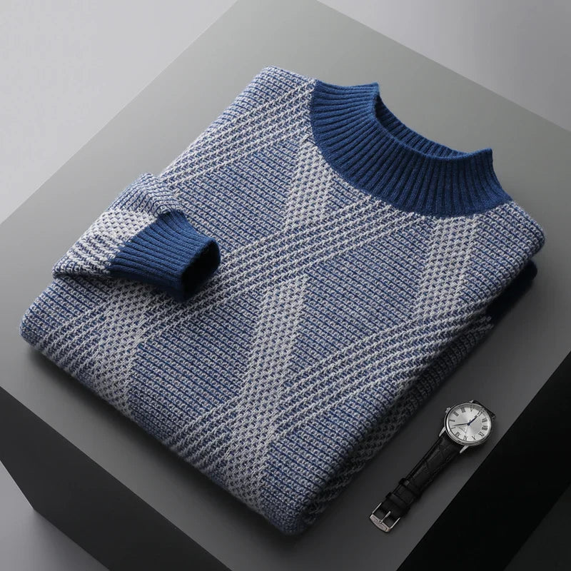 Cuzco High Collar Cashmere Sweater
