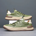 High-Sole Leather Shoes